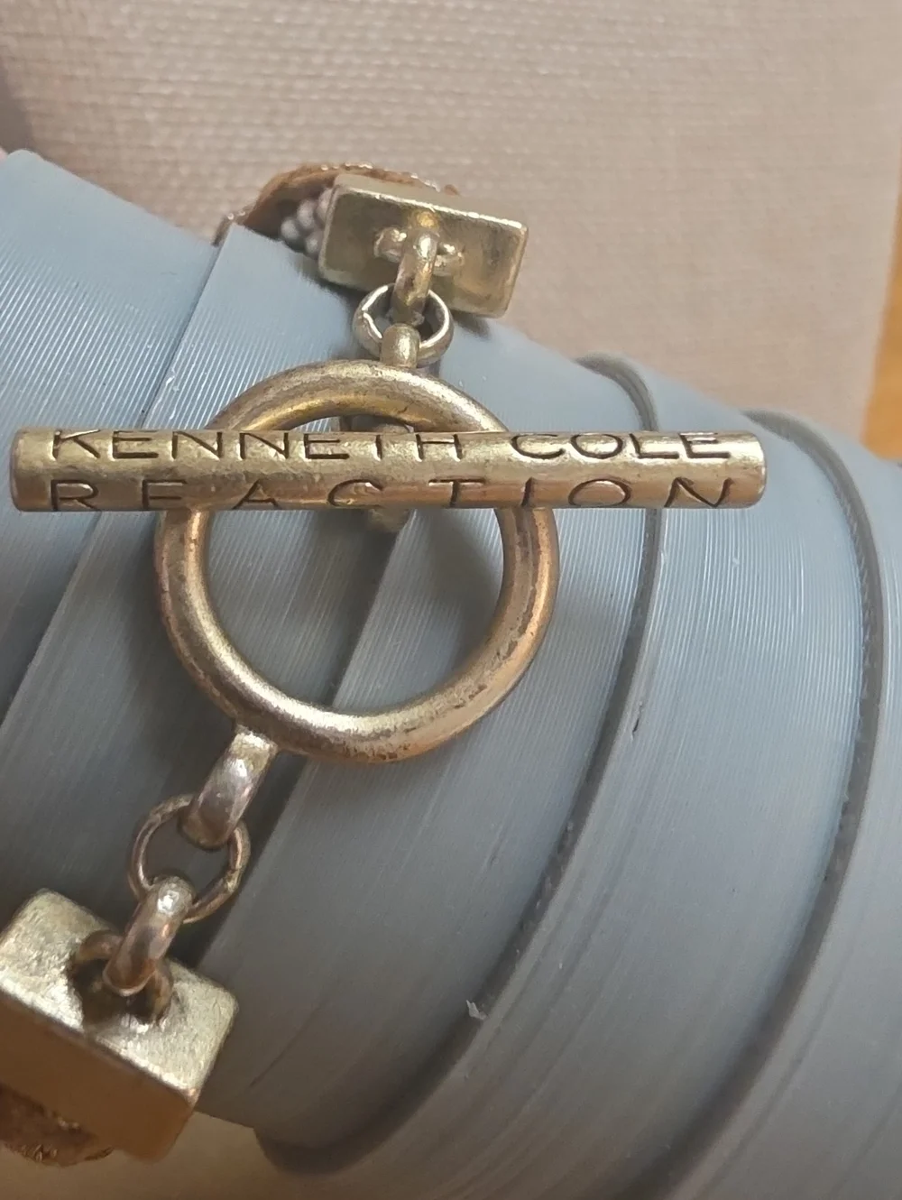 Kenneth Cole Reaction Boho Mixed Media Toggle Clasp Bracelet
